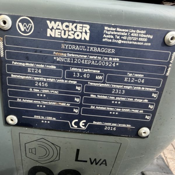 Wacker Neuson ET24